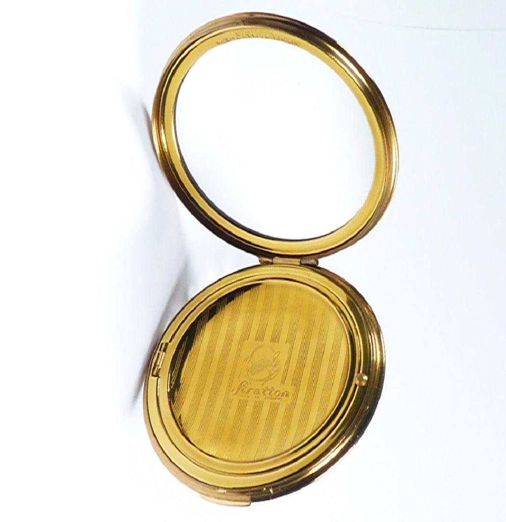 Stratton Initial Dial Compact Mirror