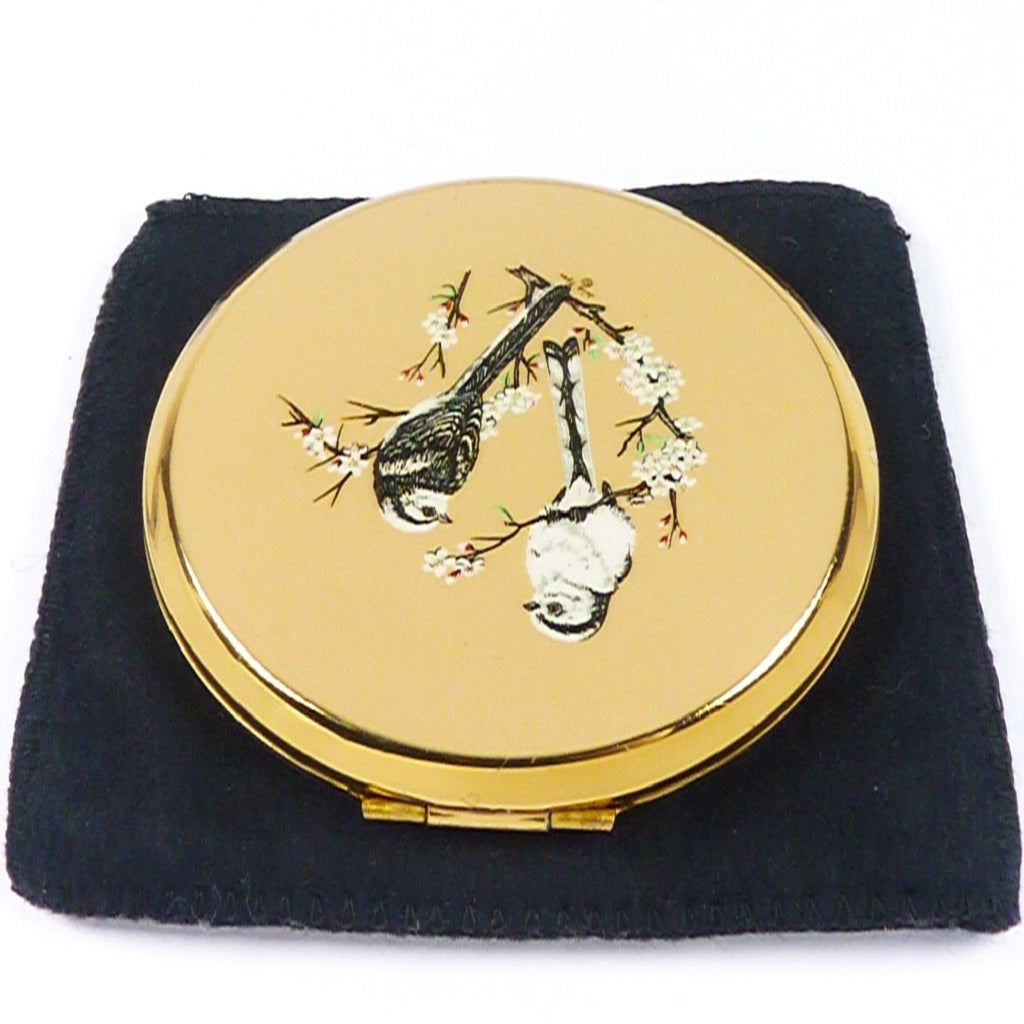 Stratton Long Tailed Bird Compact Mirror