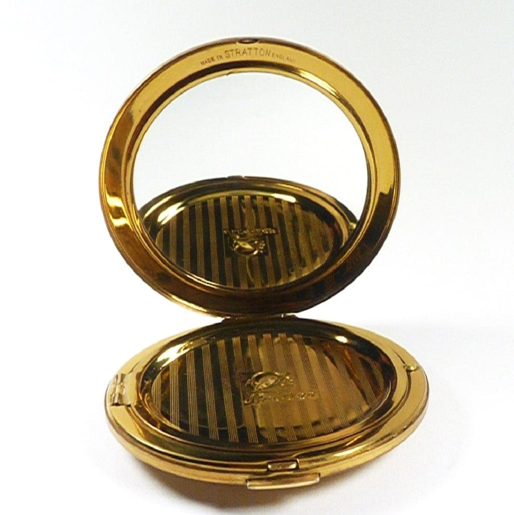 Stratton Tiger Compact Stratton Powder Compacts – The Vintage Compact Shop