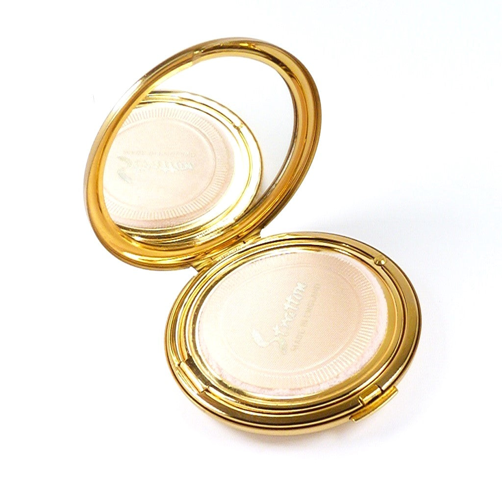 Stratton Powder Puff With Mirror Compact