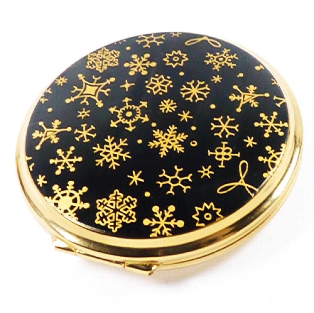 Stratton Snowflake Xmas Gift Compact Mirror