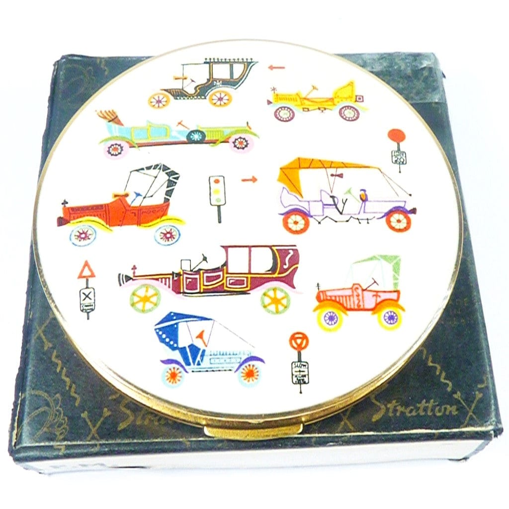 Stratton Vintage Car Powder Compact