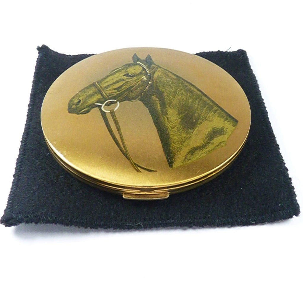 Thoroughbred Horse Makeup Compact