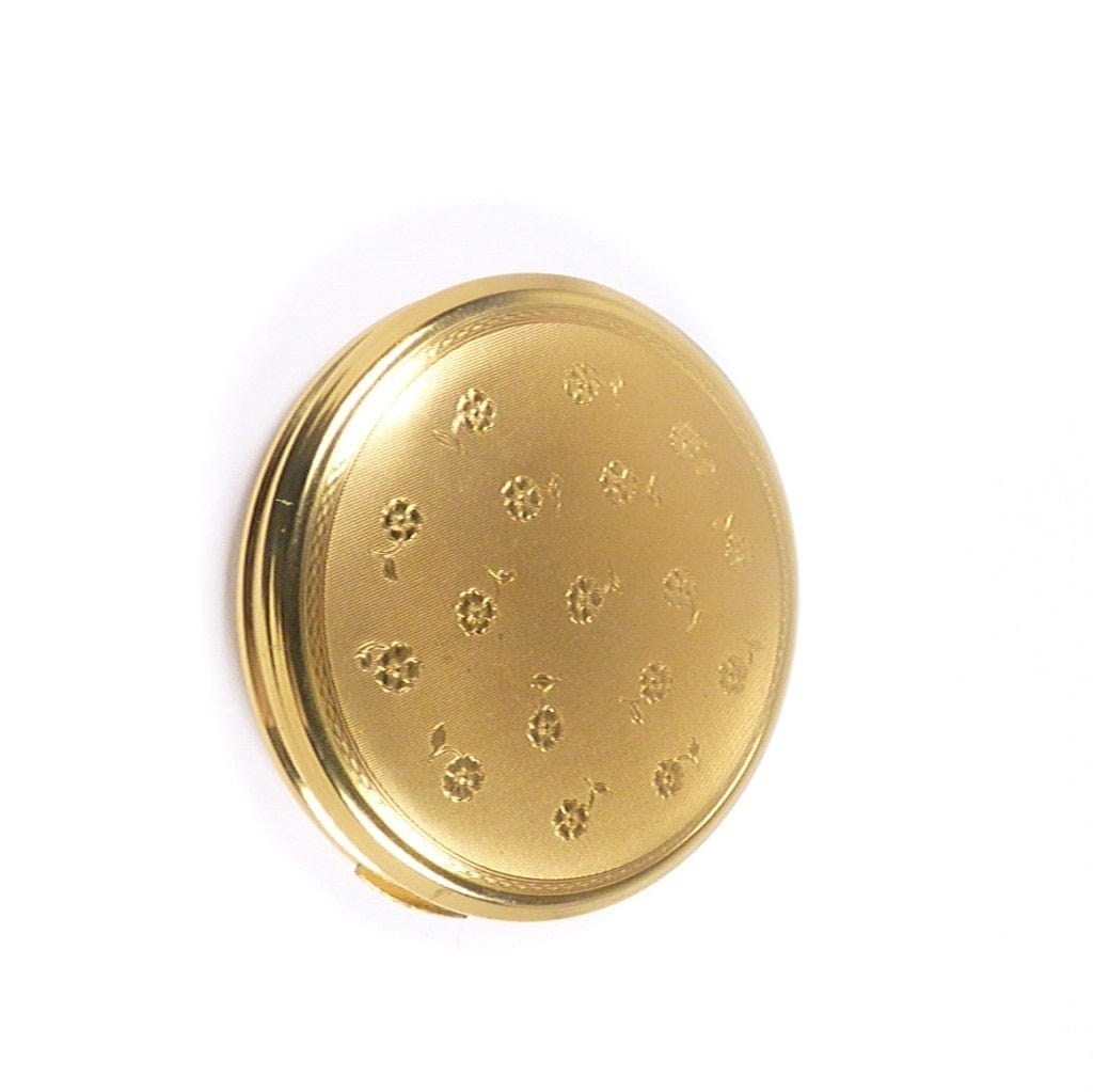 Tudor Rose Compact Mirror