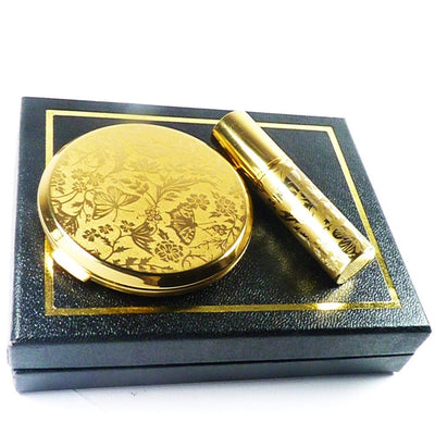 Musical Compact Mirror Compact Mirrors - Curated & Unique Gifts – The Vintage Compact Shop