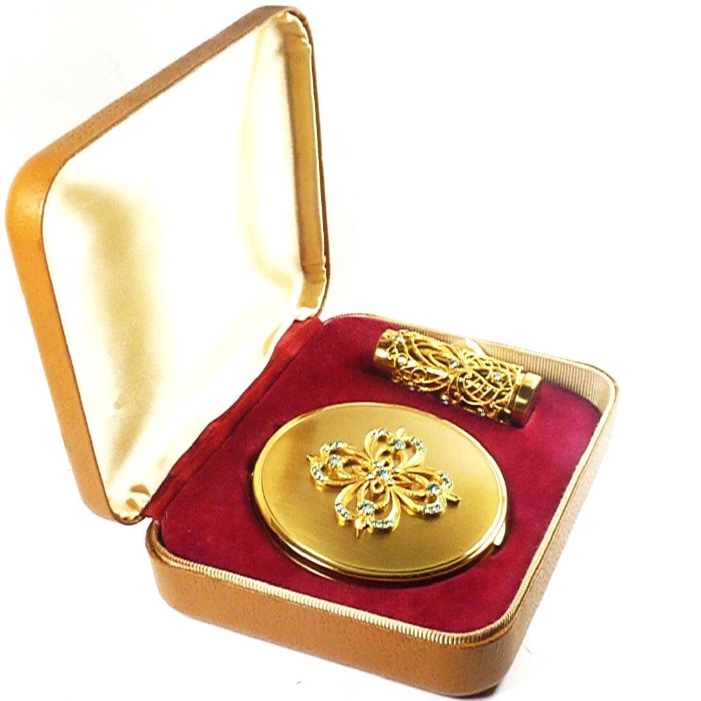 Unused  Bejewelled Vintage Vanity Set
