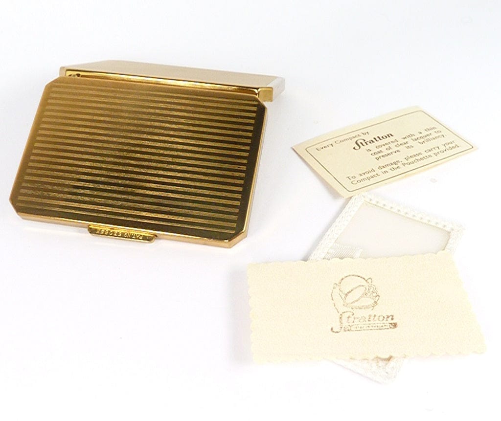 Unused Boxed Vintage Powder Compact
