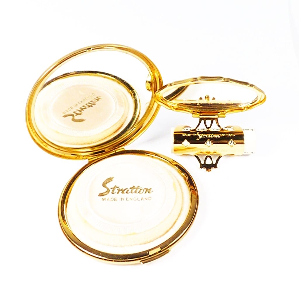 Unused Vintage Compact Mirror Set Matching