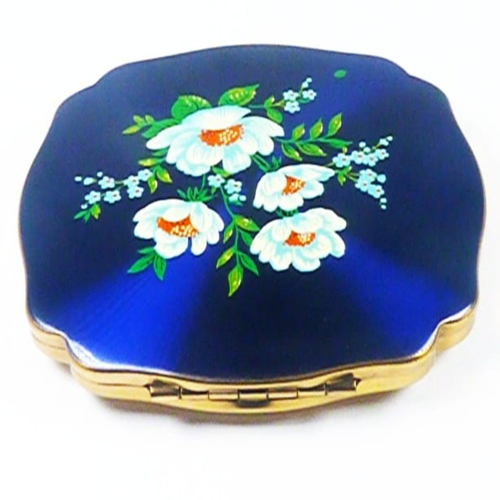 Boxed 1950s Vintage Blue Melissa Compact For All Foundation Powder ...