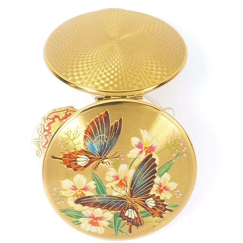Vintage Butterfly Compact Mirror
