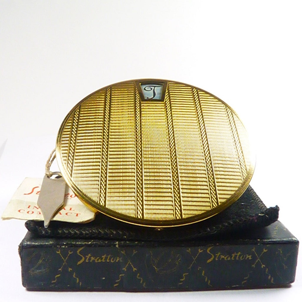 Vintage Dial Your Monogram Stratton Compact