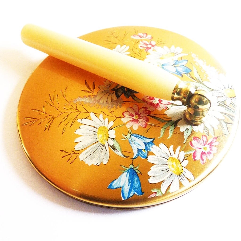 Vintage Floral Hand Mirror Bedroom Decor