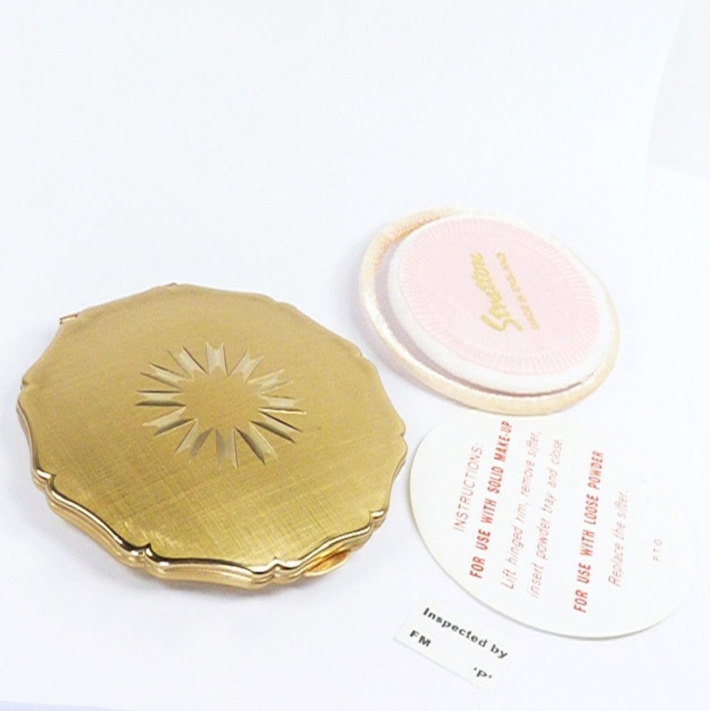 Vintage Gilded Powder Compact