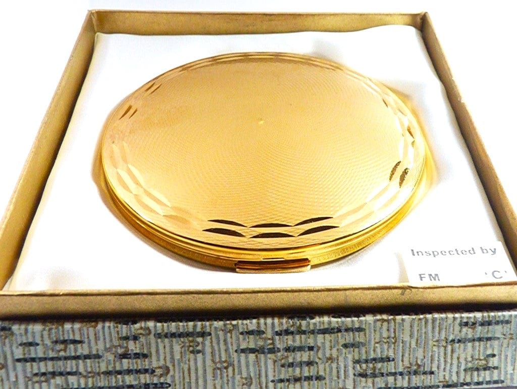 Vintage Gold Plated Stratton Mirror Compact