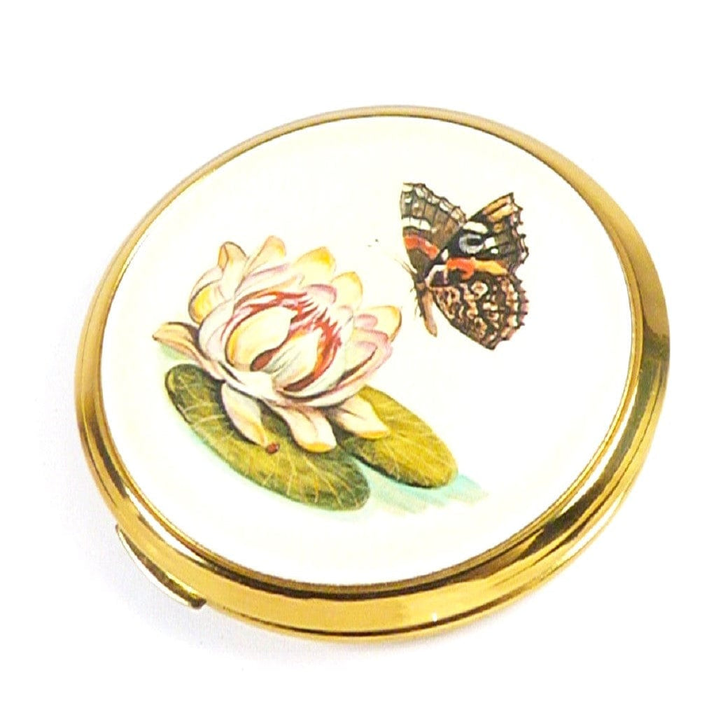 Vintage Kigu Butterfly Powder Compact