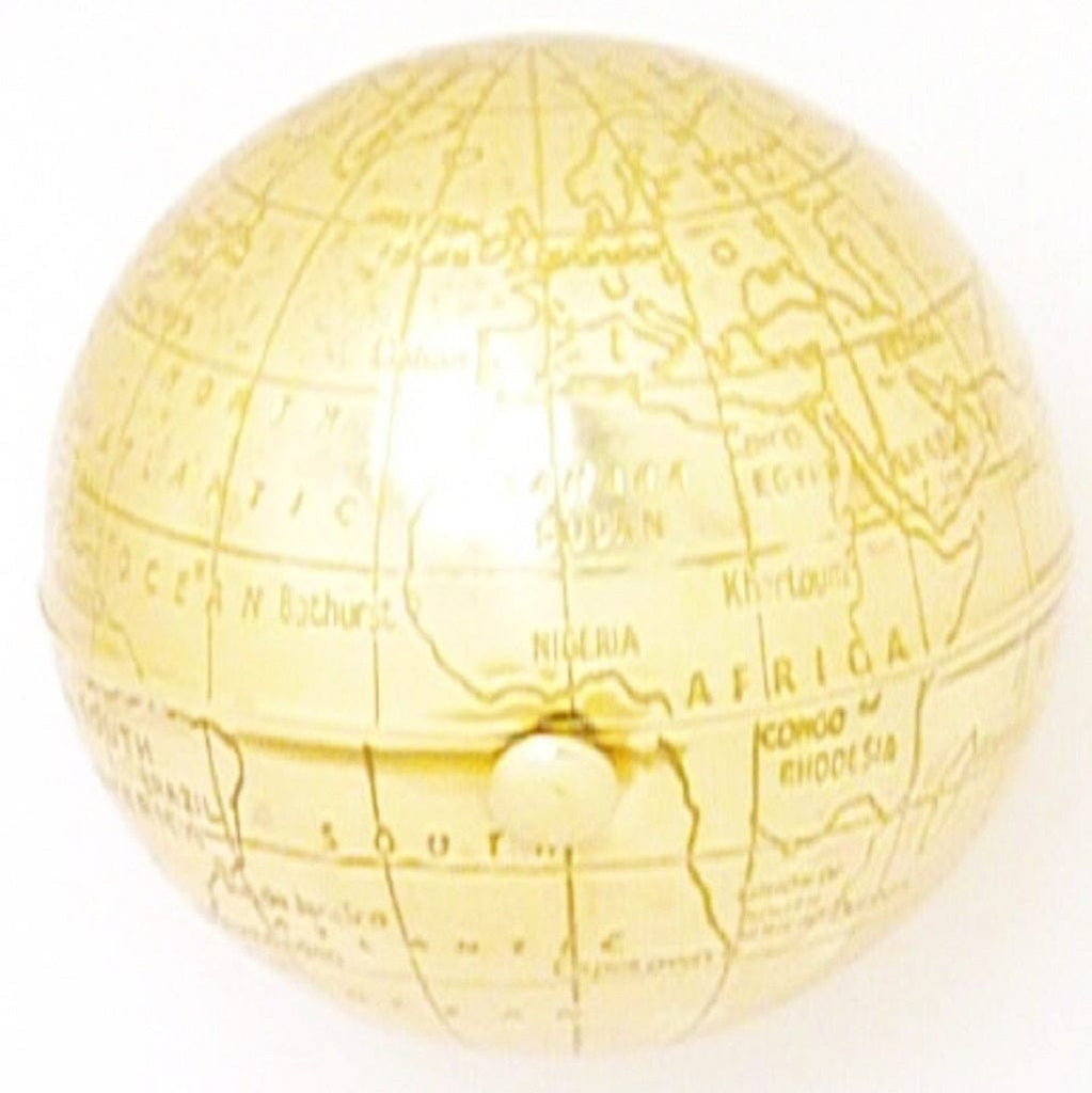 Vintage Kigu Globe World Powder Compact