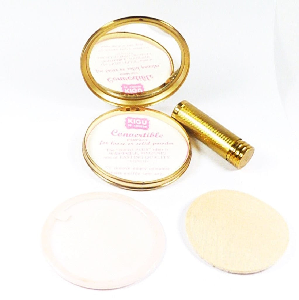 Vintage Kigu Lipstick Compact Mirror Set