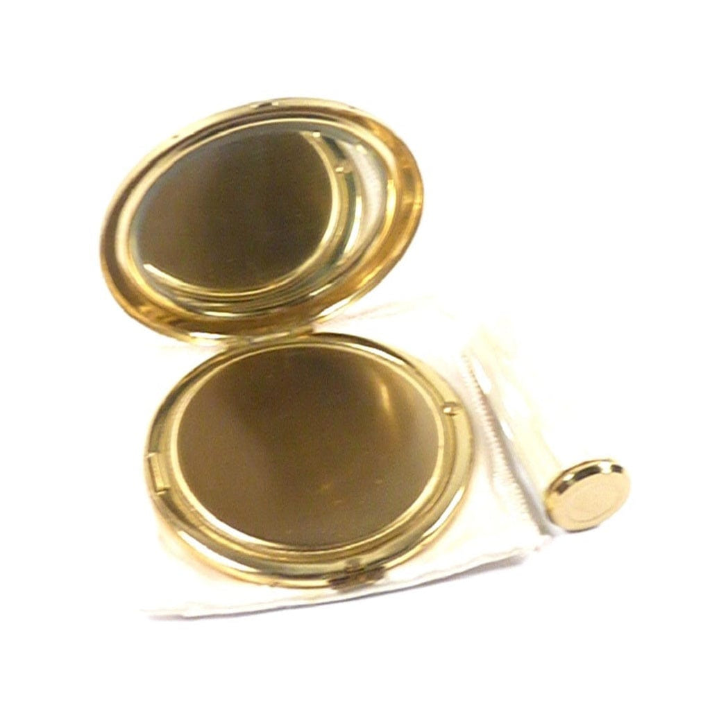Vintage Lipstick Powder Compact Set