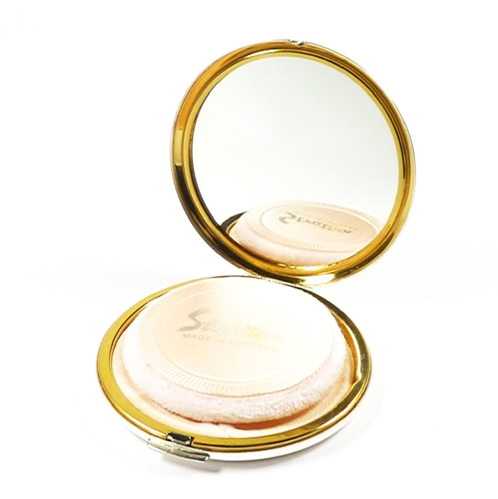 Vintage Pressed Foundation Compact Mirror