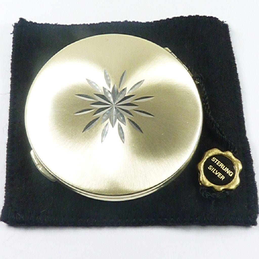 Vintage Silver Handbag Mirror