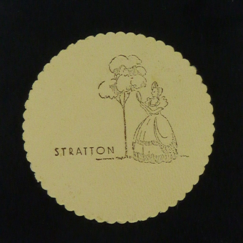 Vintage Stratton Powder Puff