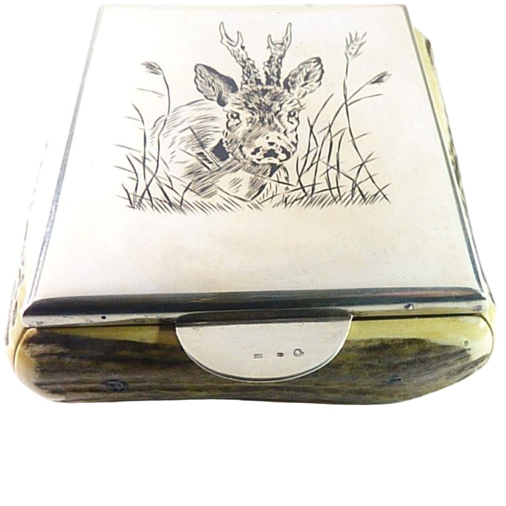 Antique Hallmarked Niello Box