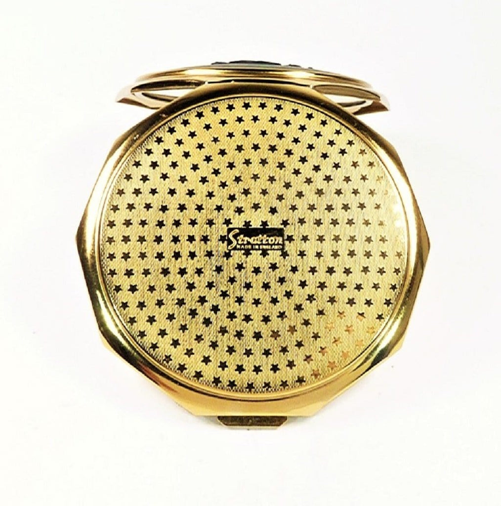 10 Sided Convertible Stratton Powder Compact