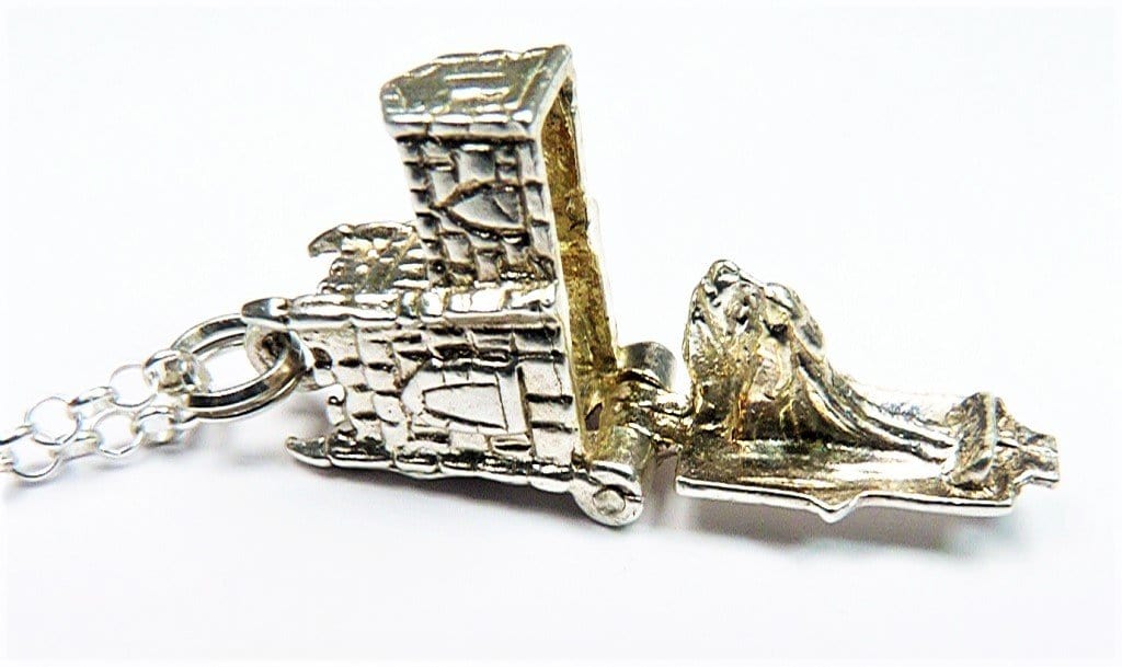 18 Belcher Chain Silver Church Necklace