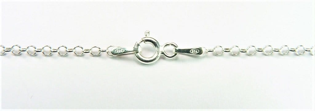 18 Inch Sterling Silver Belcher Chain Stamped 925