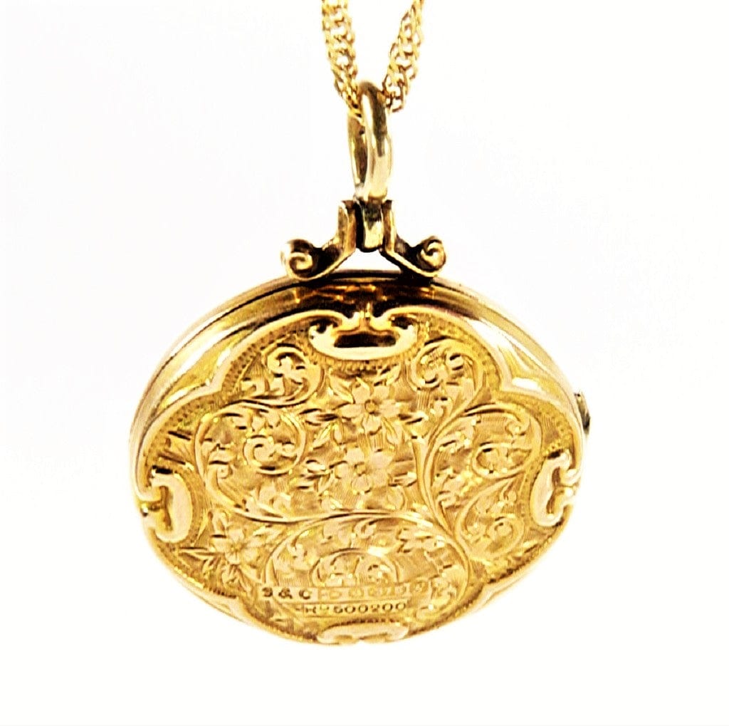 1900s Hallmarked Gold Locket