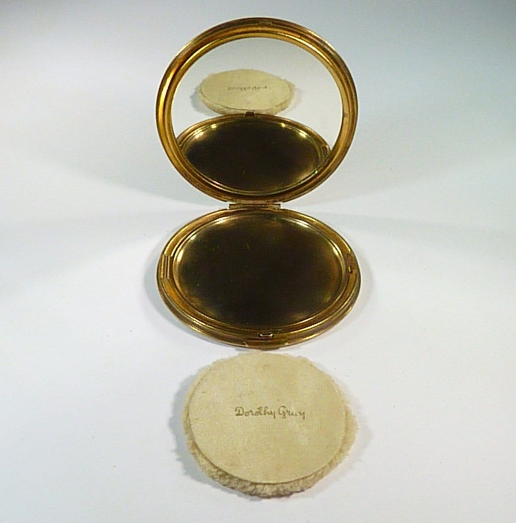 1940s Novelty Hat Compact Mirror