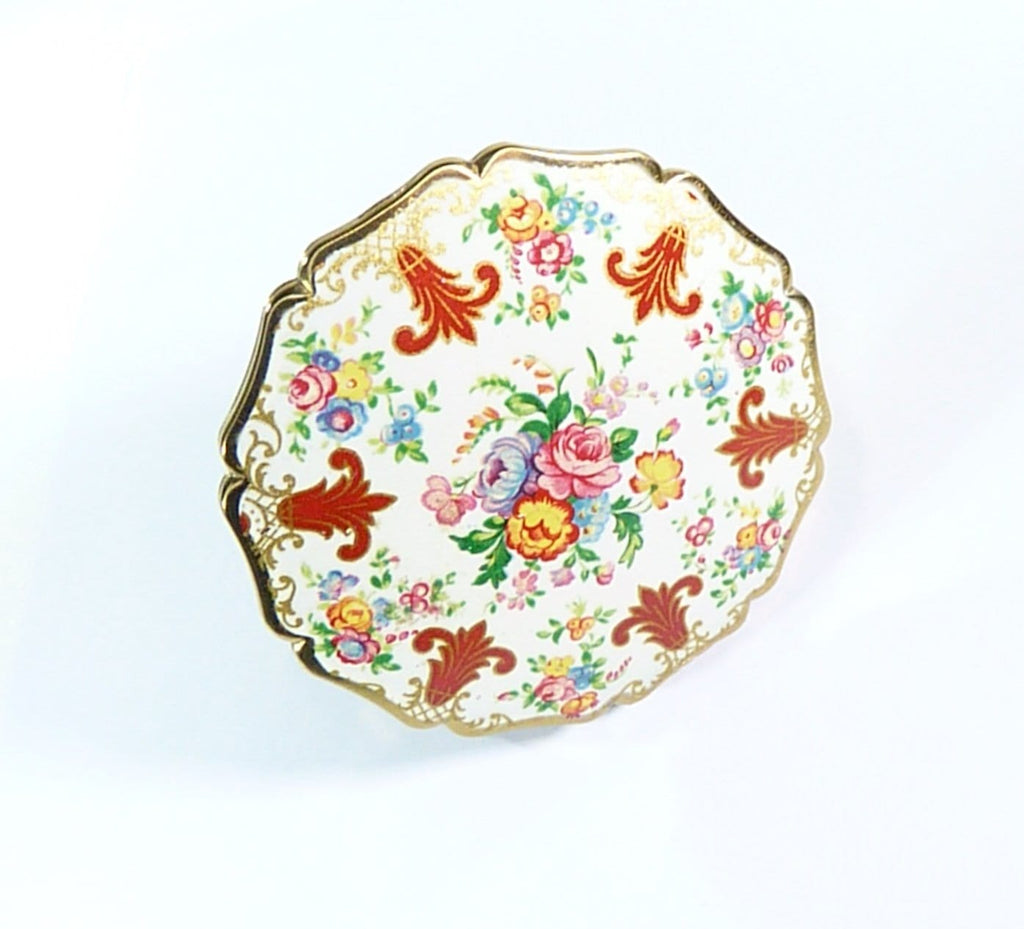 1950s loose powder compact refillable