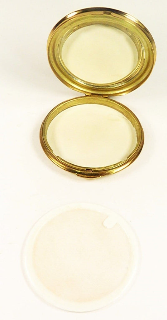 1960s Pressed Foundation Compact Mirror