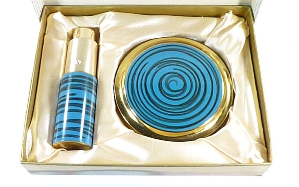 1960s Compact Mirror and perfume atomizer