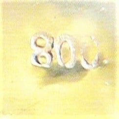 800 Silver Gilt Box