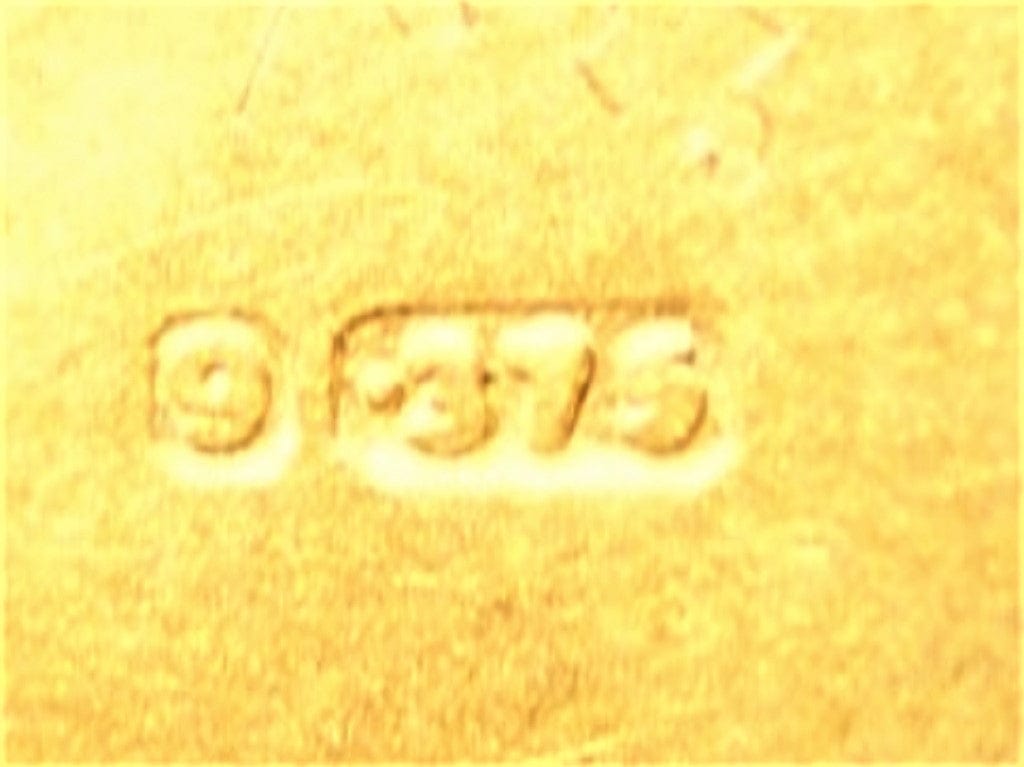 9 Carat Gold .375 Gold Hallmarks