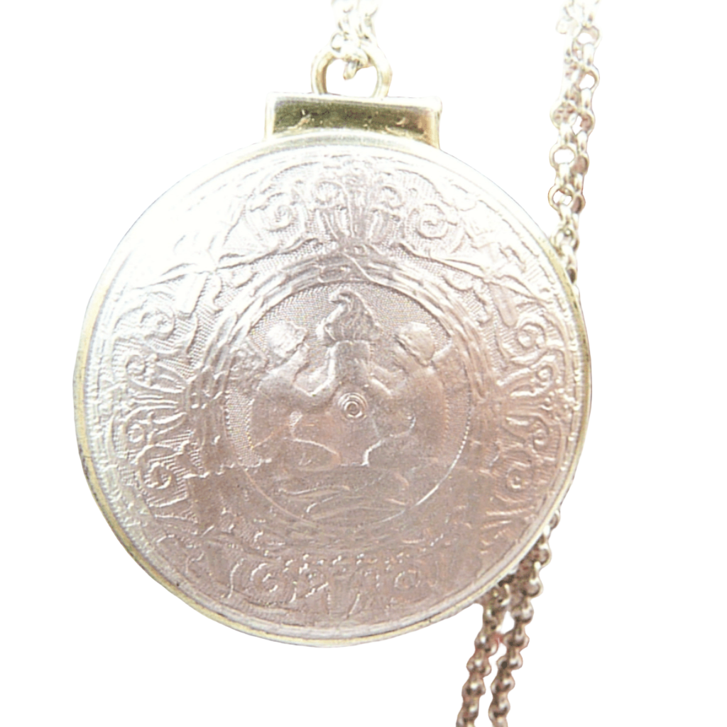 Antique Guilloche Enamel Locket