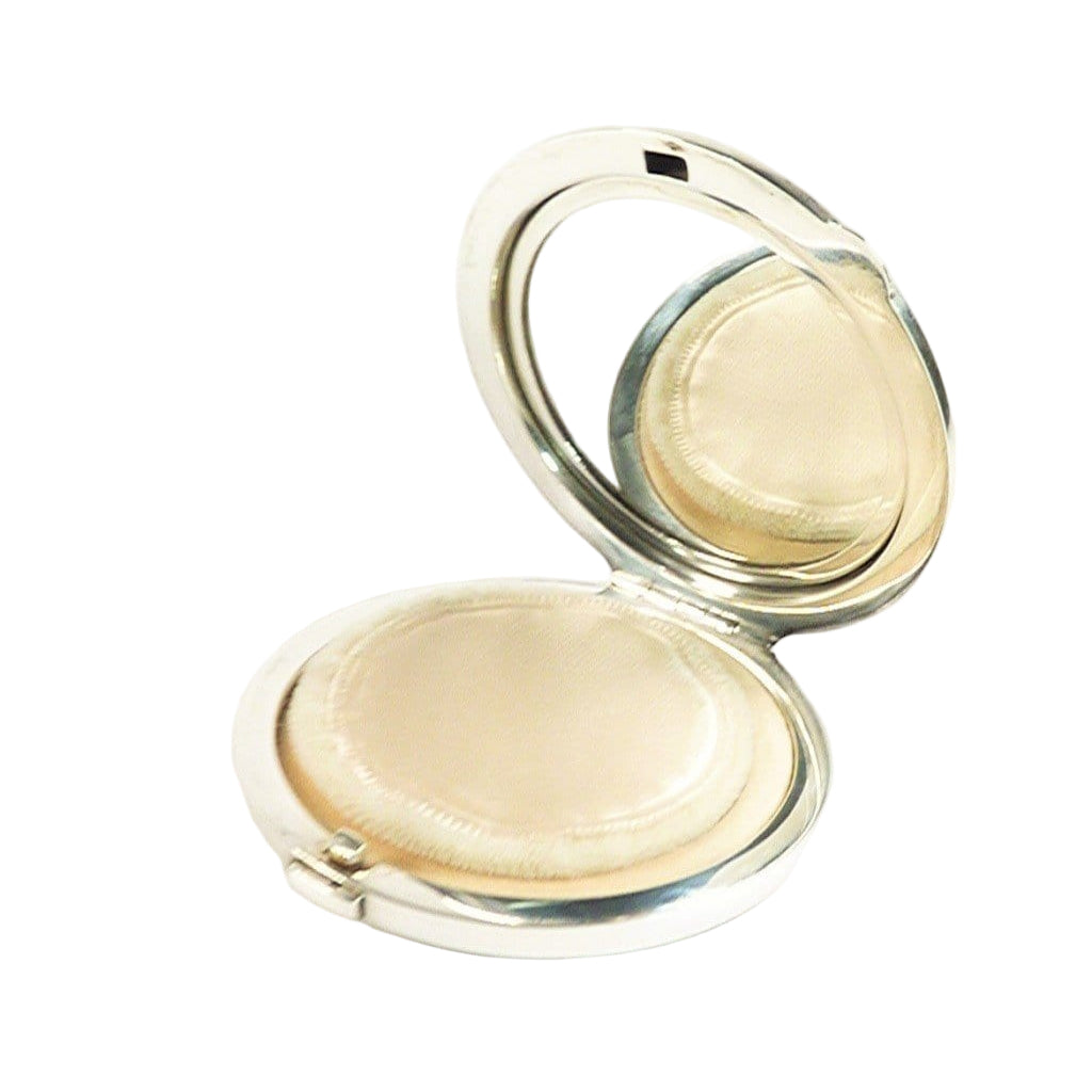 Antique Silver Compact Mirror