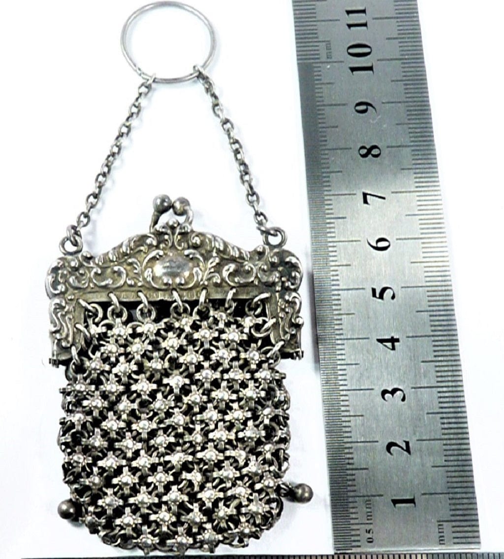 Antique Victorian Silver Gate Top Mesh Chatelaine Zodiac Crab Cancer Coin  Bag - Simpson Advanced Chiropractic & Medical Center
