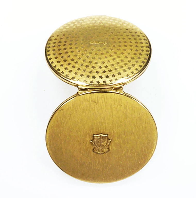 Antique Compact For Loose Face Powder