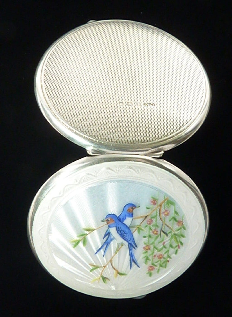 Antique Bird Series Powder Compact