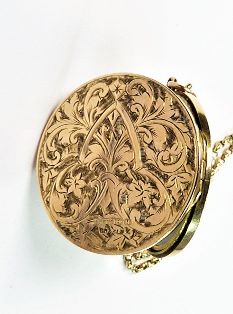 Art Nouveau Hallmarked Gold Locket