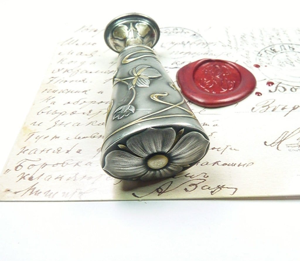 Art Nouveau Silver Seal