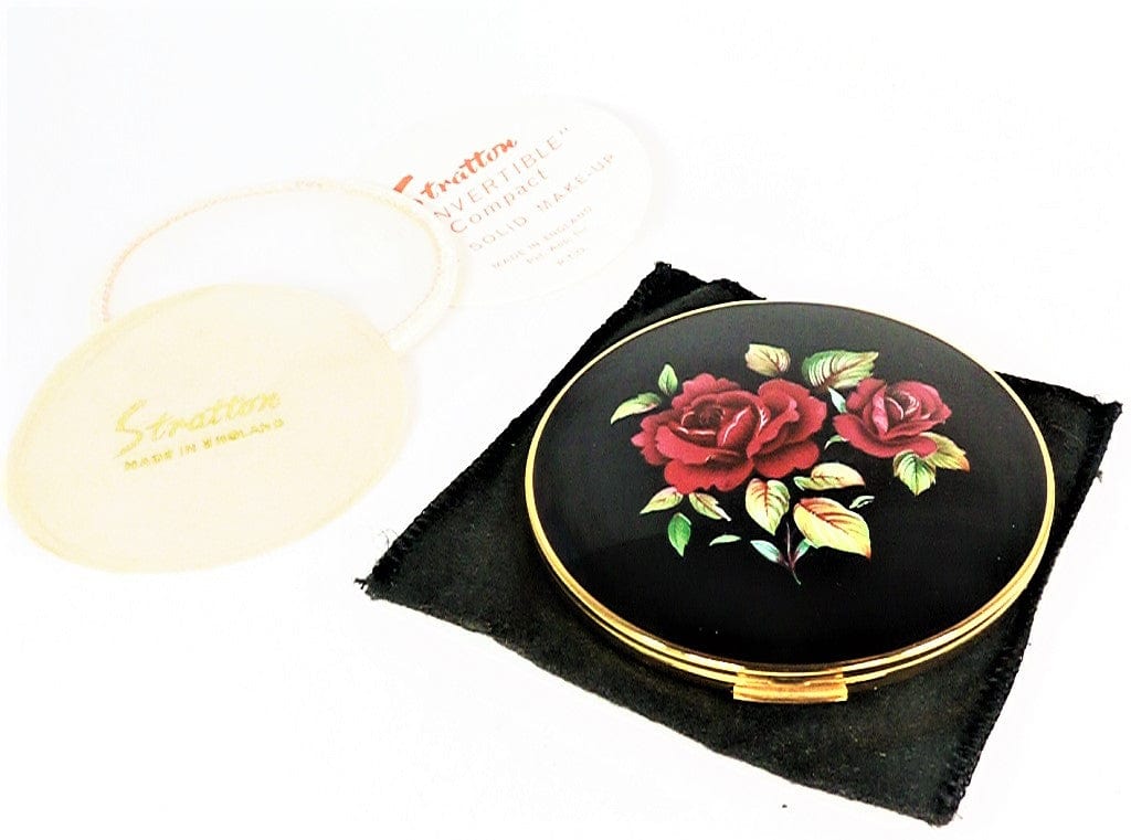 Red Rose Mirror Compact