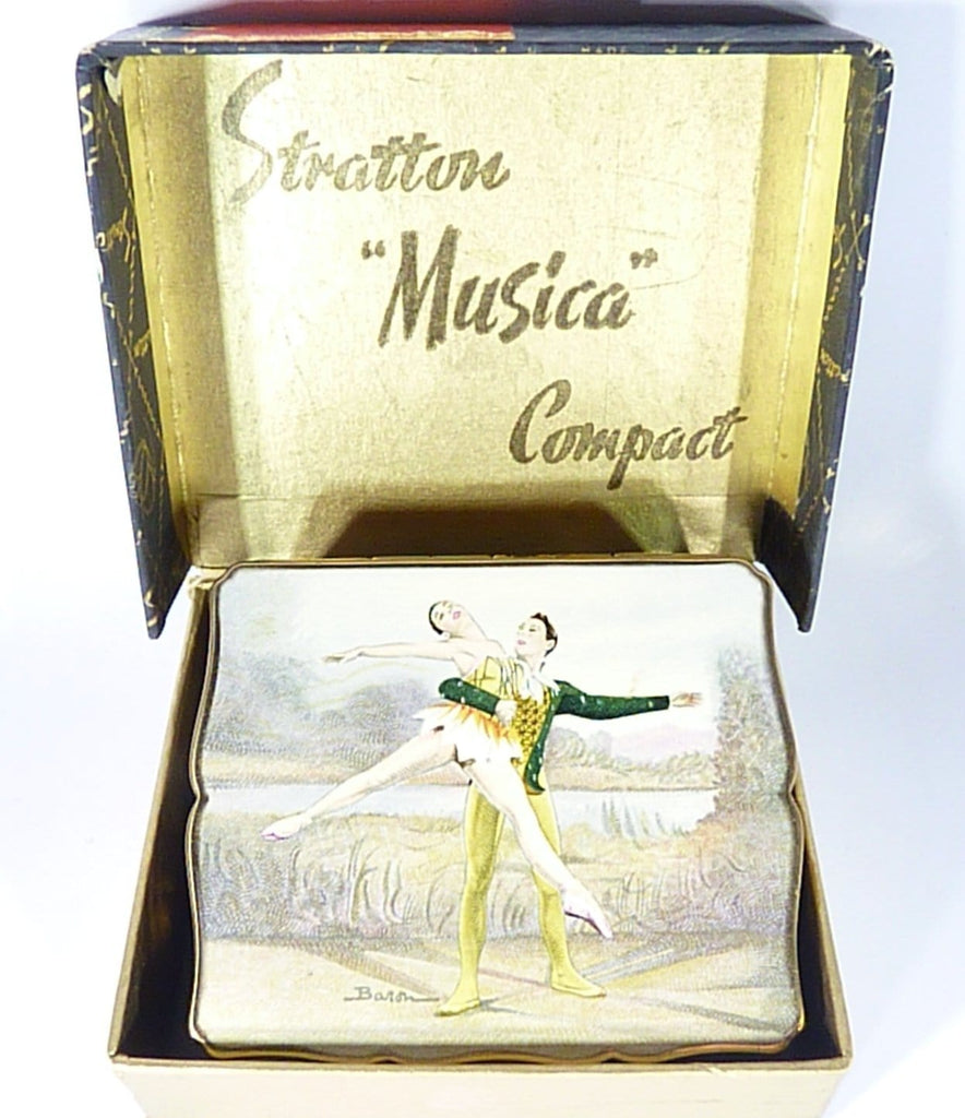 Boxed Vintage Stratton Musica Ballet Themed Music Box