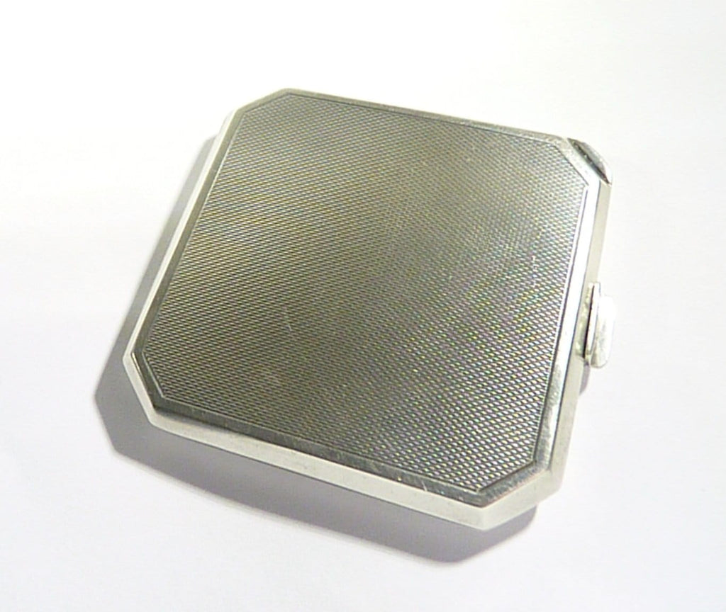 Chester Assayed Silver Compact Mirror