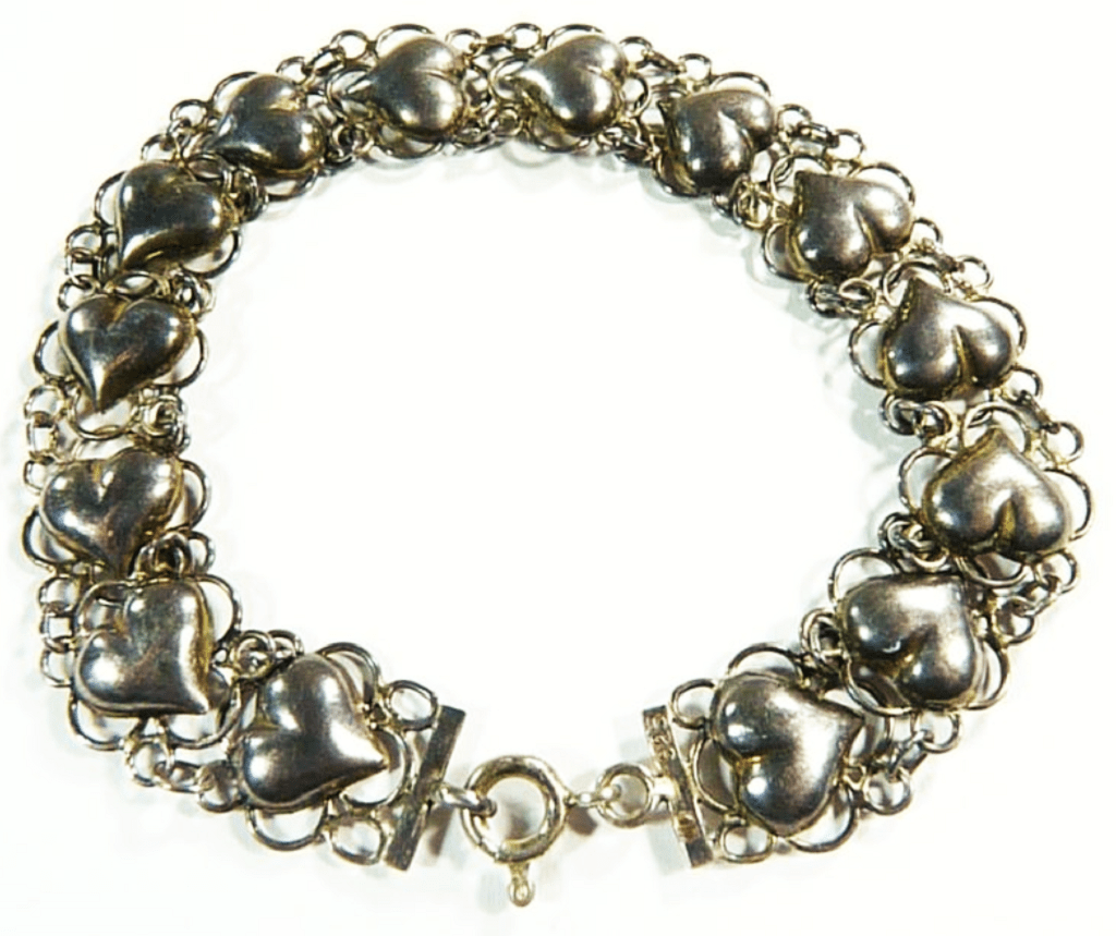 Vintage sterling silver wedding bracelet silver wedding bracelets