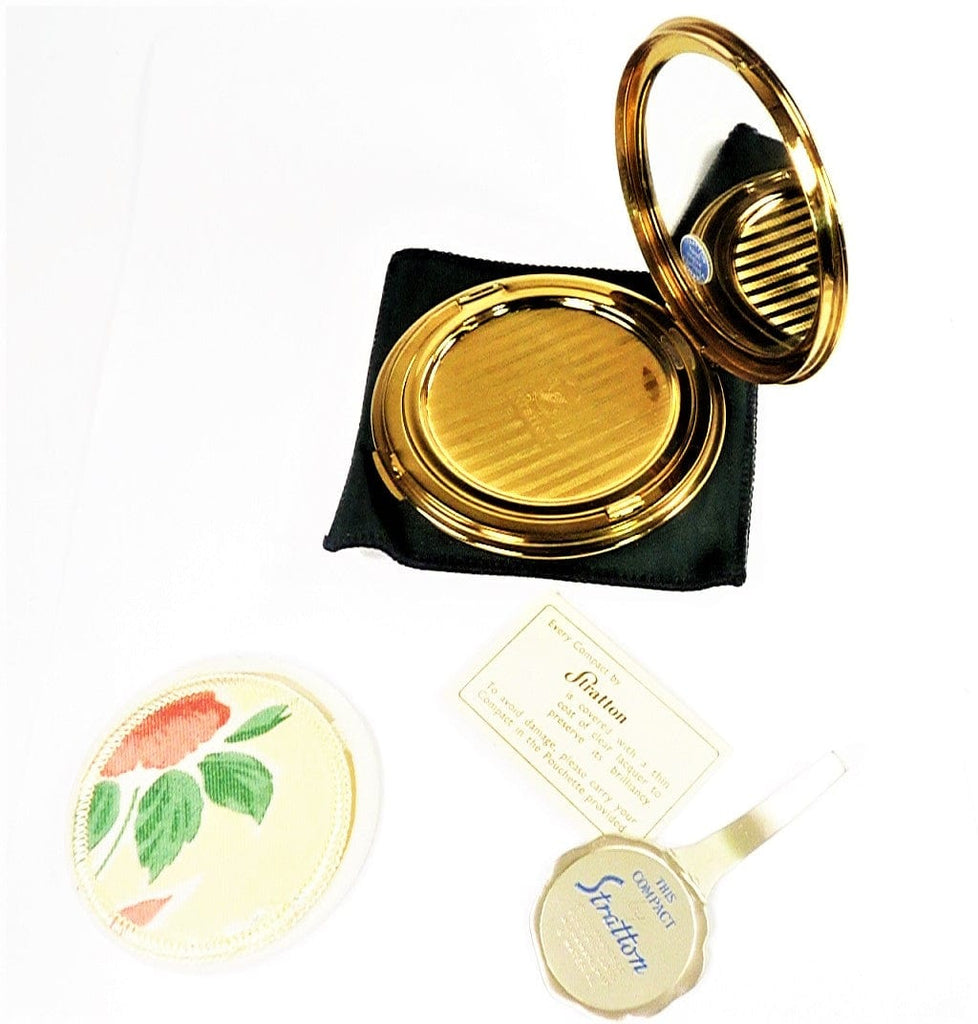 Early 1950s BareMinerals Loose Foundation Refillable Compact Mirror