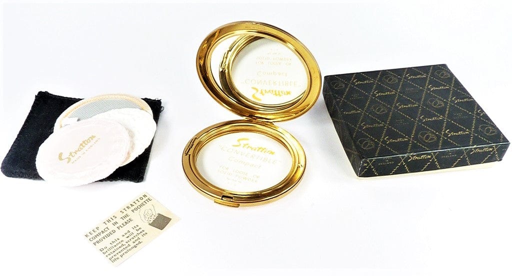Early Stratton Slim Convertible Powder Compact