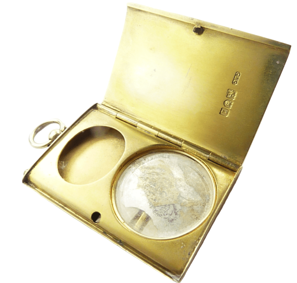 Edwardian Silver Compact Case